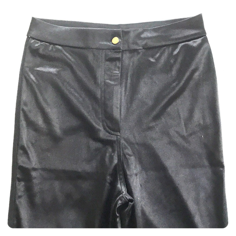 Satin spandex high waisted pants